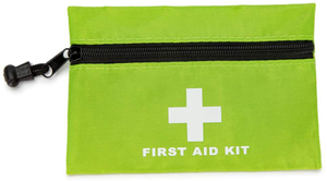 लंबी पैदल यात्रा कैम्पिंग साइकलिंग यात्रा कार के लिए हरा खाली प्राथमिक चिकित्सा बैग