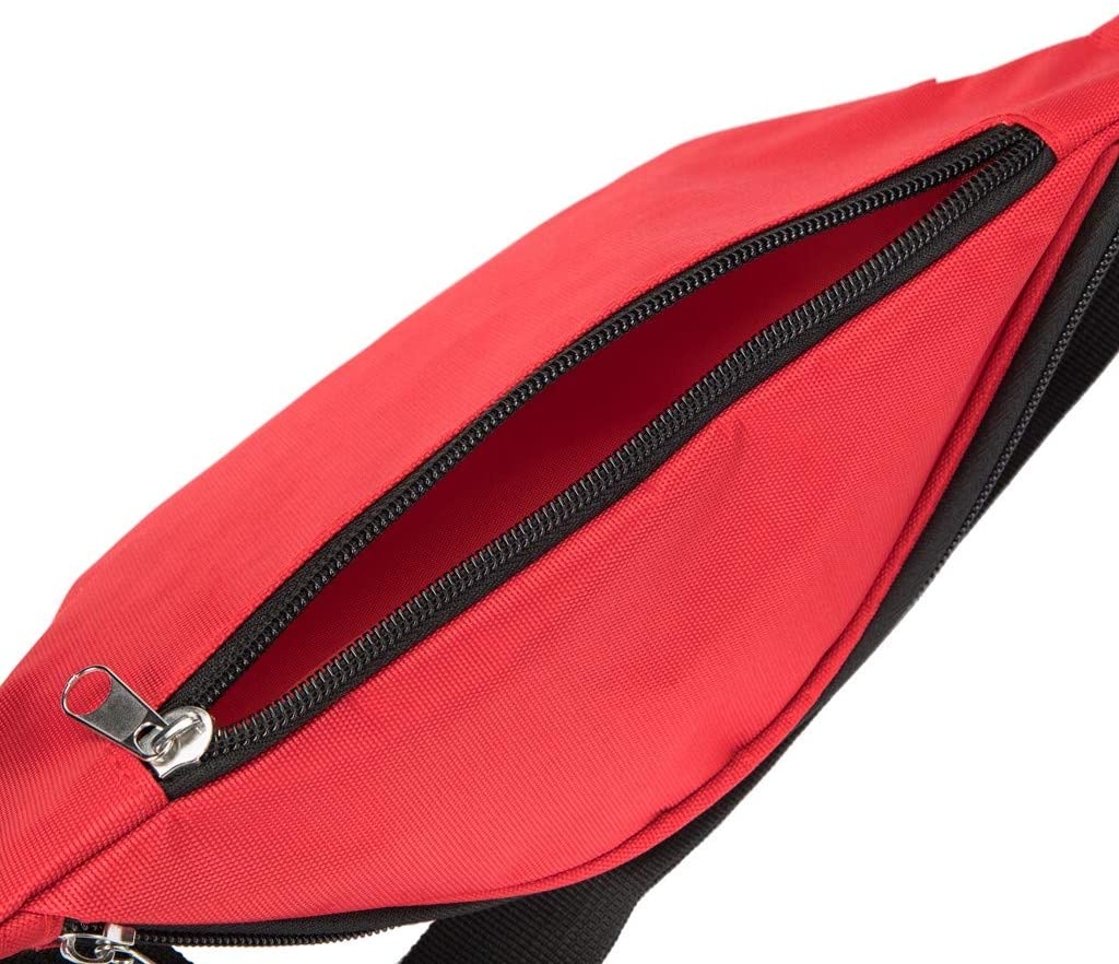 यात्रा खेल लाल फैनी कमर खाली प्राथमिक चिकित्सा बैग
